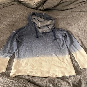 NEW Blue and White ombré hoodie -Size SMALL (but could fit medium)